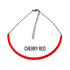 The Bar Necklace Cherry Red Bar Necklaces by Leetie Lovendale | Fleurcouture