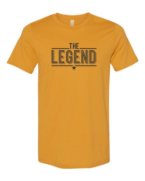 The Legend Dad Softstyle Tee Mustard 2X by Ocean and 7th | Fleurcouture