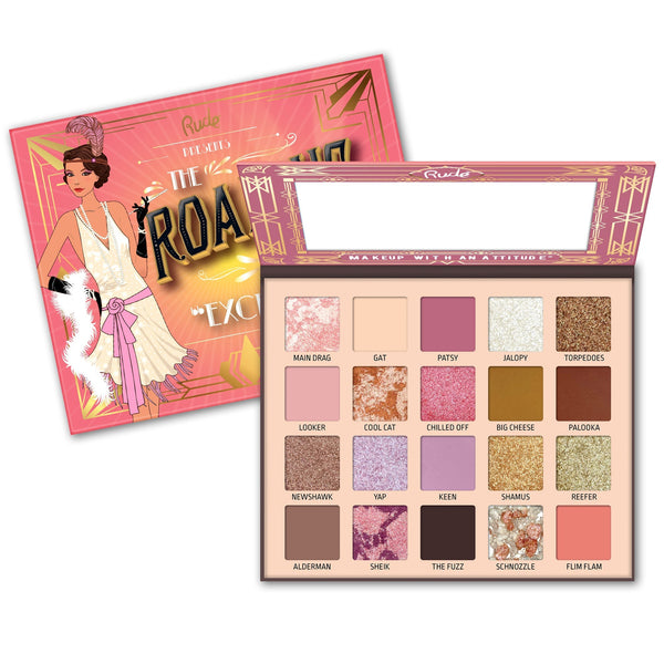 The Roaring 20's Eyeshadow Palette Display Set B, 24pcs Wholesale Set by Rude Cosmetics | Fleurcouture
