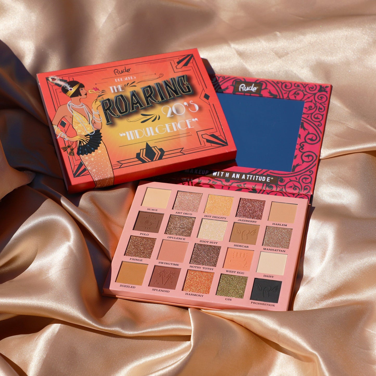 The Roaring 20's Eyeshadow Palette - Indulgence Eyeshadow Palettes by Rude Cosmetics | Fleurcouture
