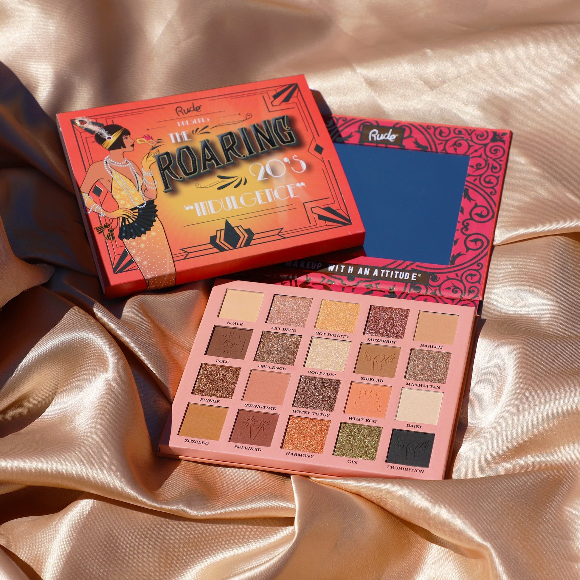 The Roaring 20's Eyeshadow Palette - Indulgence Eyeshadow Palettes by Rude Cosmetics | Fleurcouture
