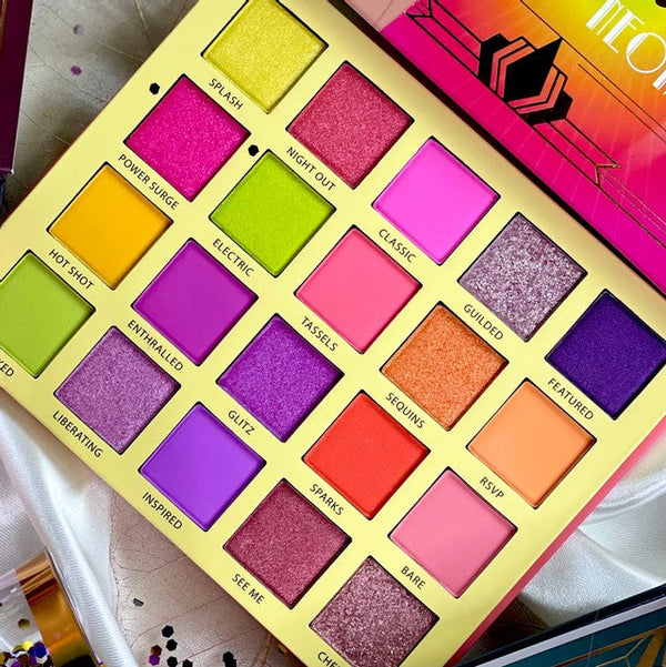 The Roaring 20's Eyeshadow Palette - Neons Eyeshadow Palettes by Rude Cosmetics | Fleurcouture