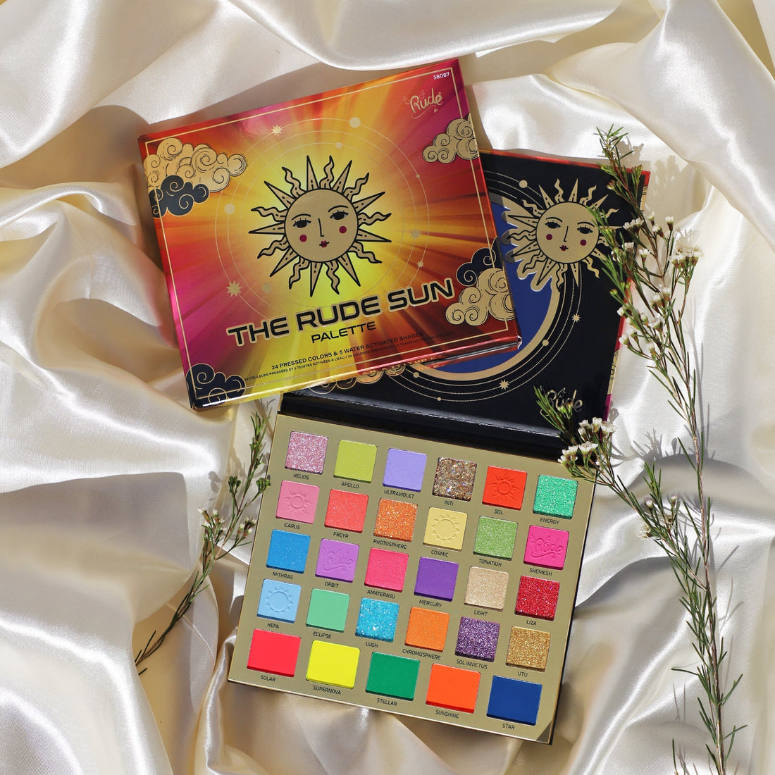 The Rude Sun Palette Eye Shadow by Rude Cosmetics | Fleurcouture