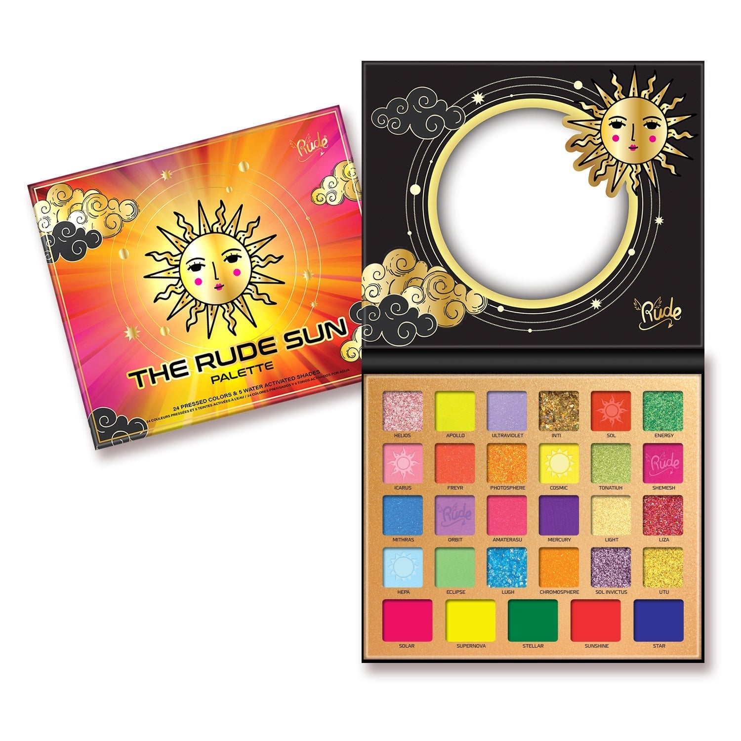 The Rude Sun Palette Eye Shadow by Rude Cosmetics | Fleurcouture