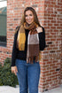 The Trinity Colorful Plaid Scarf Trinity OneSize by Julia Rose | Fleurcouture