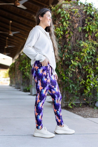 The Trixie Ghost Leggings Ghost by Julia Rose | Fleurcouture