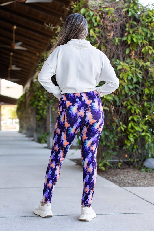 The Trixie Ghost Leggings Ghost by Julia Rose | Fleurcouture