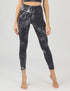 Tie-Dye Seamless High Waisted Leggings Black S by OTOS Active | Fleurcouture