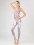 Tie-Dye Seamless High Waisted Leggings Lavender S by OTOS Active | Fleurcouture