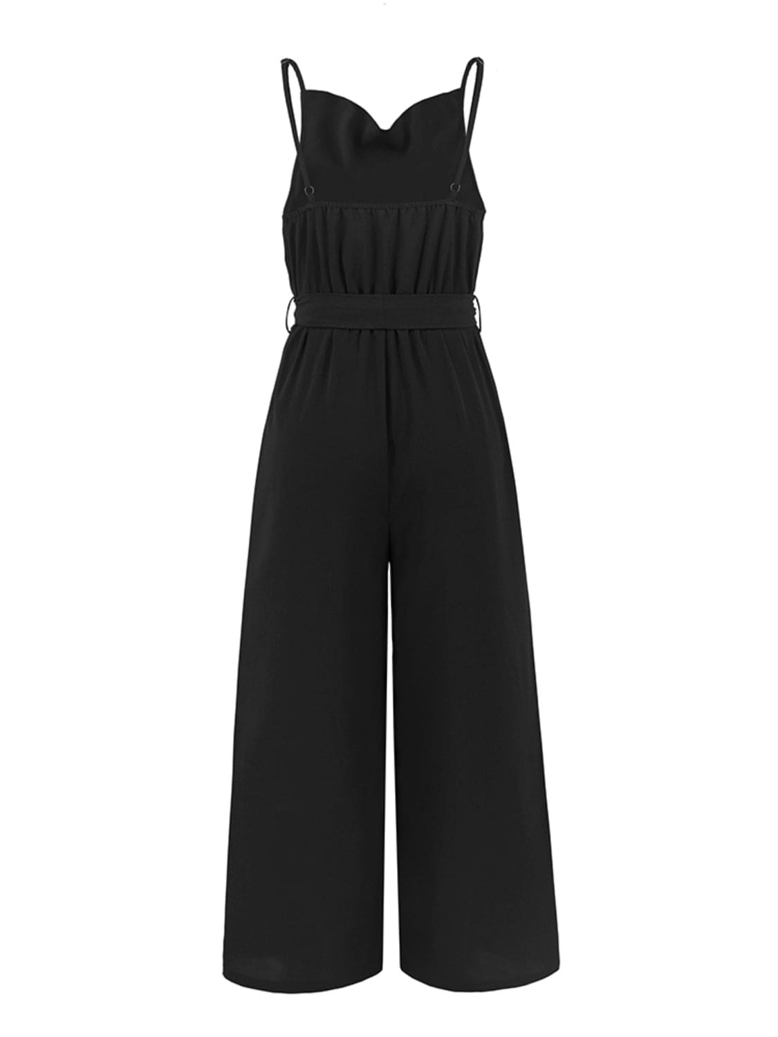 Tied Spaghetti Strap Wide Leg Jumpsuit Jumpsuits by Trendsi | Fleurcouture