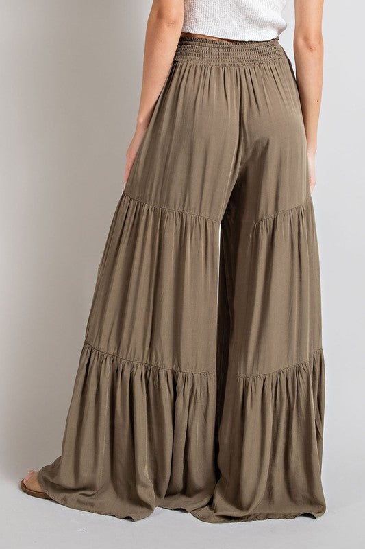 Tiered Wide Pants by eesome | Fleurcouture