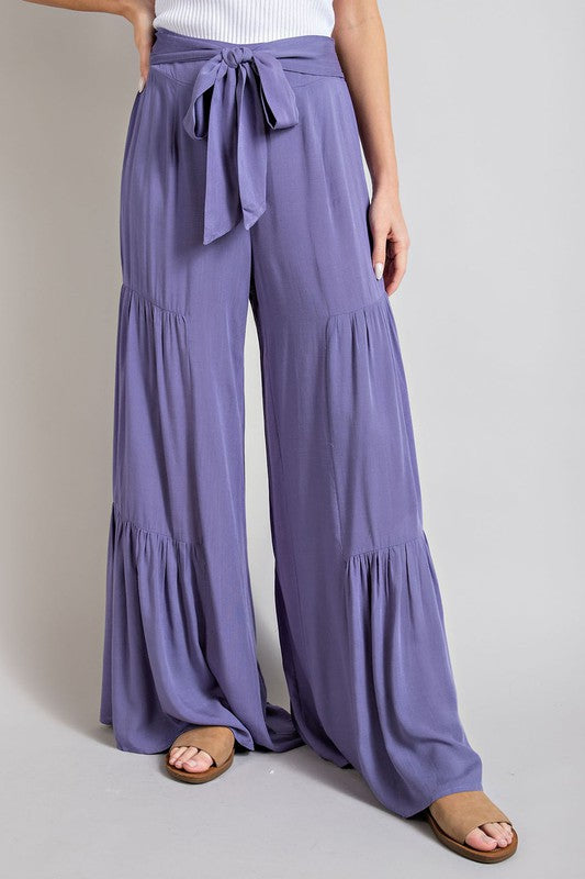 Tiered Wide Pants by eesome | Fleurcouture