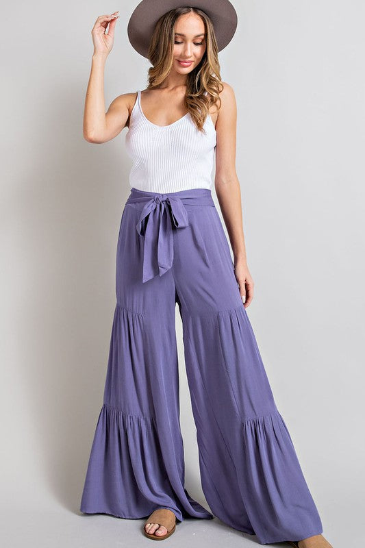 Tiered Wide Pants by eesome | Fleurcouture