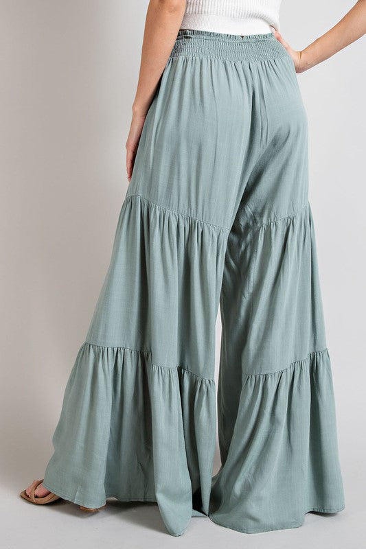 Tiered Wide Pants by eesome | Fleurcouture