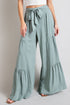 Tiered Wide Pants MINT S by eesome | Fleurcouture