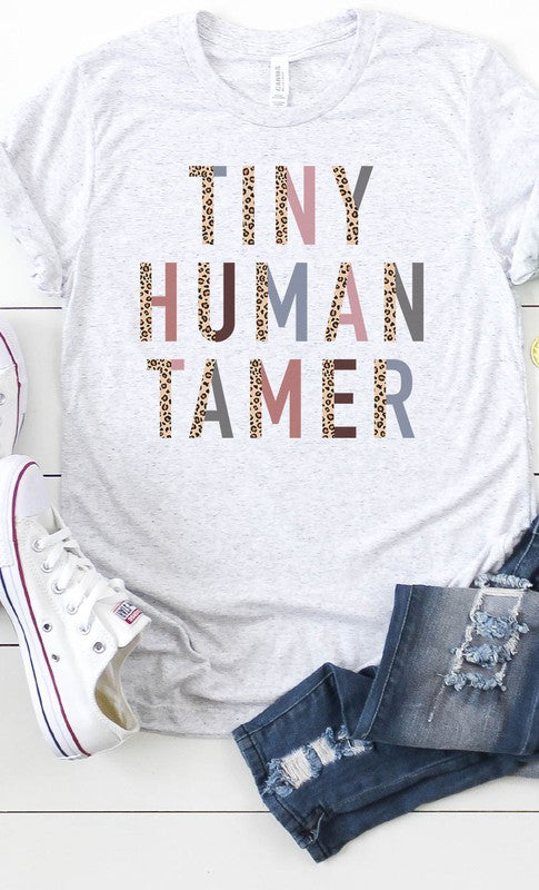 Tiny Human Tamer graphic tee PLUS ash XXL by Kissed Apparel | Fleurcouture
