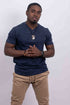 Tri-Blend V-Neck T-Shirt Navy S by Generation XYZ | Fleurcouture