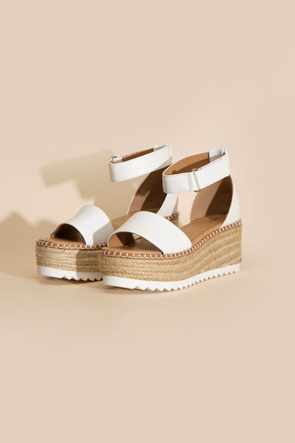 TUCKIN-S PLATFORM SANDALS by Fortune Dynamic | Fleurcouture