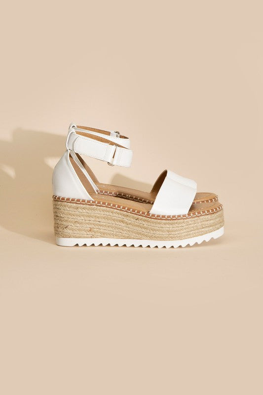 TUCKIN-S PLATFORM SANDALS by Fortune Dynamic | Fleurcouture