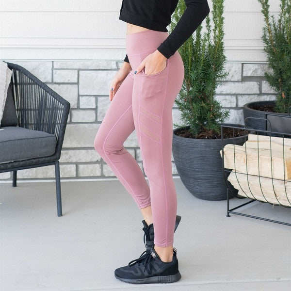 Tummy Control Legging | Cell Phone Pocket by Truly Contagious | Fleurcouture