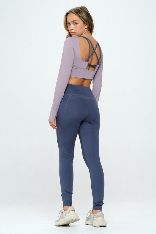 Two Tones Activewear set by OTOS Active | Fleurcouture