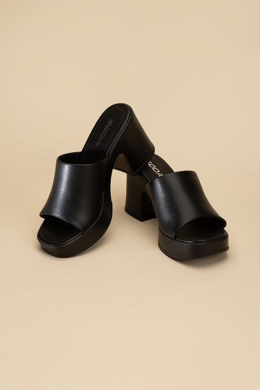 Typo Slide Mule by Fortune Dynamic | Fleurcouture