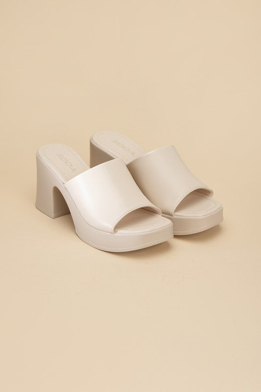 Typo Slide Mule by Fortune Dynamic | Fleurcouture