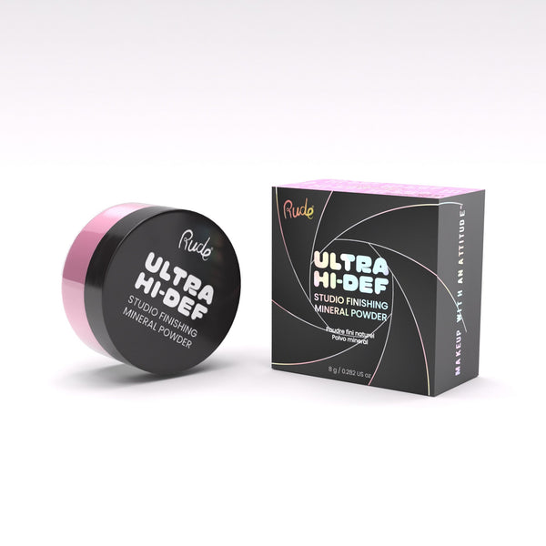 Ultra High Definition Mineral Powder Display Set Wholesale Set by Rude Cosmetics | Fleurcouture