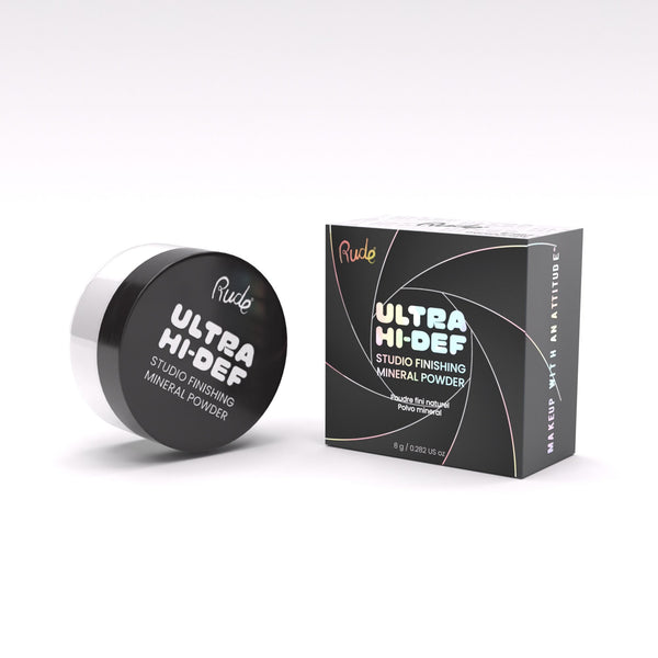 Ultra High Definition Mineral Powder Display Set Wholesale Set by Rude Cosmetics | Fleurcouture