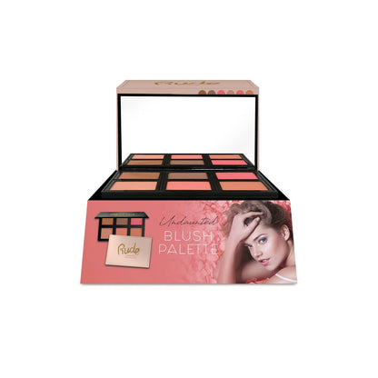 Undaunted Blush Palette Display Set, 12pcs Wholesale Set by Rude Cosmetics | Fleurcouture