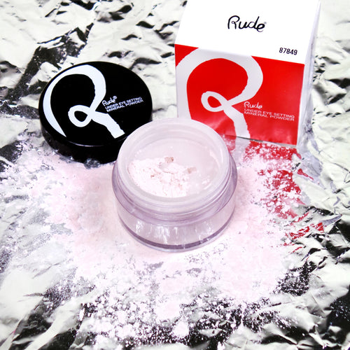 Under Eye Setting Mineral Powder Vanilla Setting Spray & Powder by Rude Cosmetics | Fleurcouture
