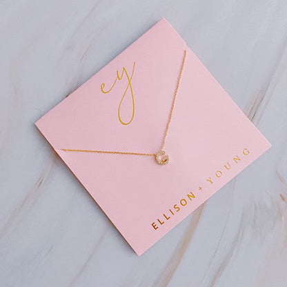 Understated Beauty Initial Necklace G OS by Ellison and Young | Fleurcouture