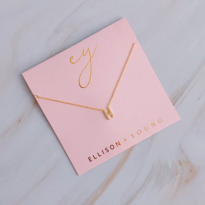 Understated Beauty Initial Necklace H OS by Ellison and Young | Fleurcouture