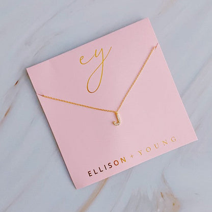 Understated Beauty Initial Necklace J OS by Ellison and Young | Fleurcouture