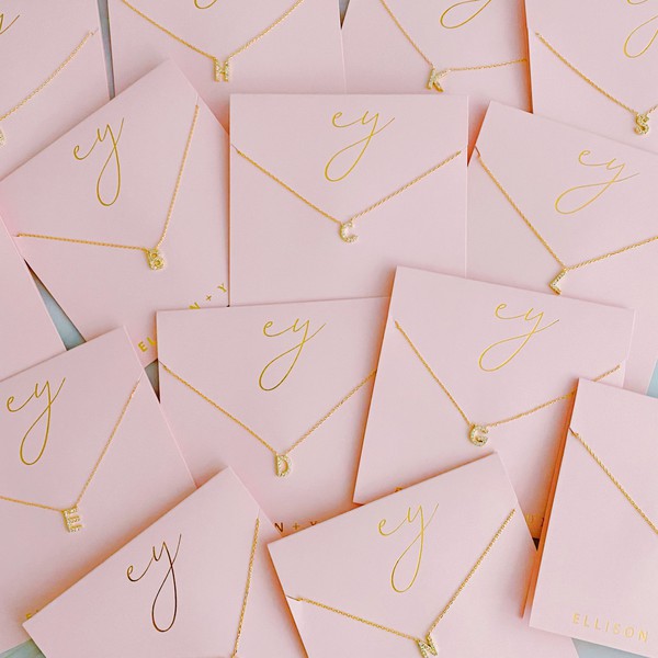 Understated Beauty Initial Necklace OS by Ellison and Young | Fleurcouture