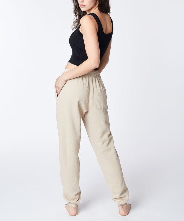 UNISEX COTTON JOGGERS by Fabina | Fleurcouture