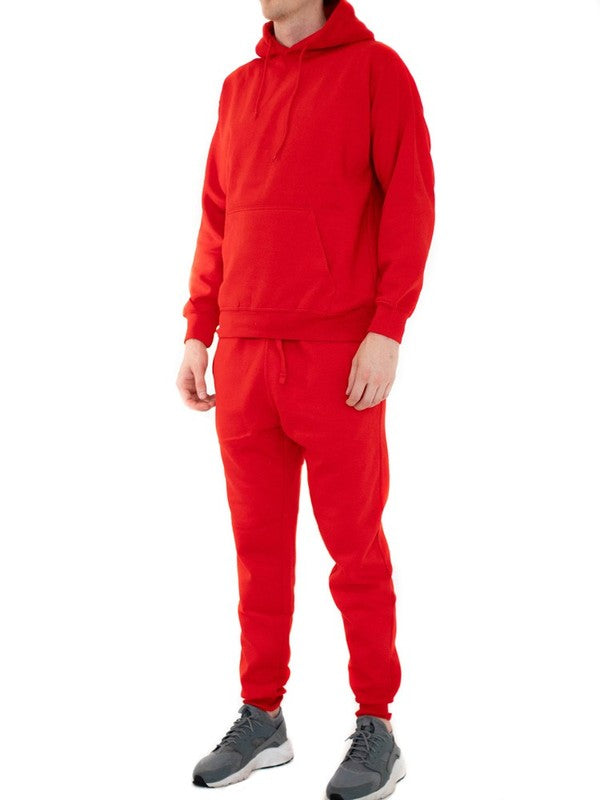 Unisex Sweat Set -Hoodie Suits Red S by Generation XYZ | Fleurcouture