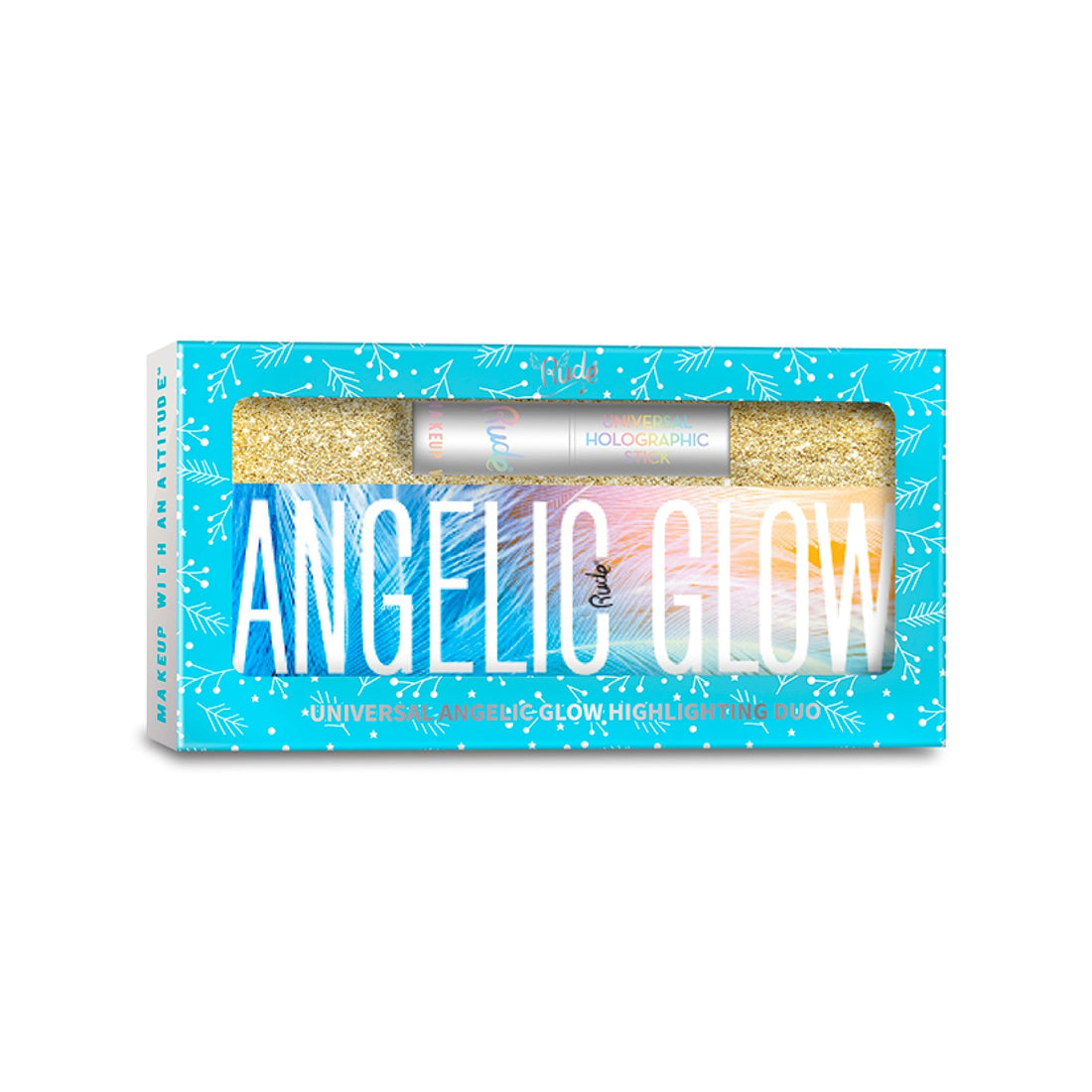 Universal Angelic Glow Highlighting Duo Gift Set Gift Sets by Rude Cosmetics | Fleurcouture