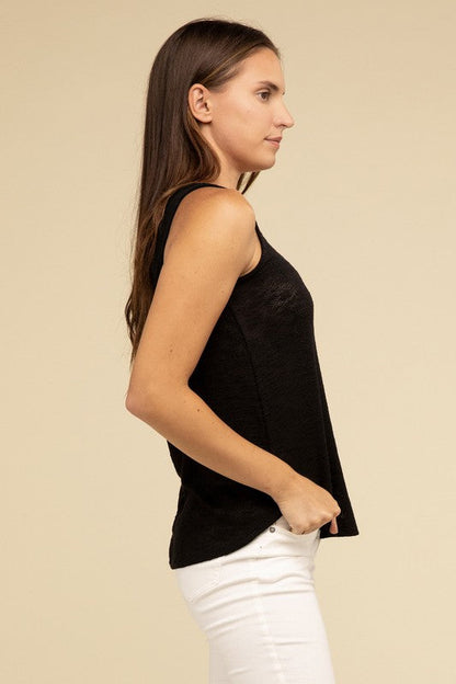 V Neck Sleeveless Cami Top by ZENANA | Fleurcouture