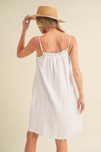 Veda Embroidered Dress S by Aemi + Co | Fleurcouture