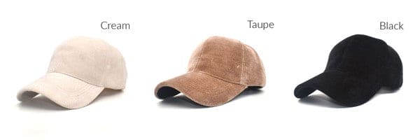 Velour Ball Cap OneSize by Aili&