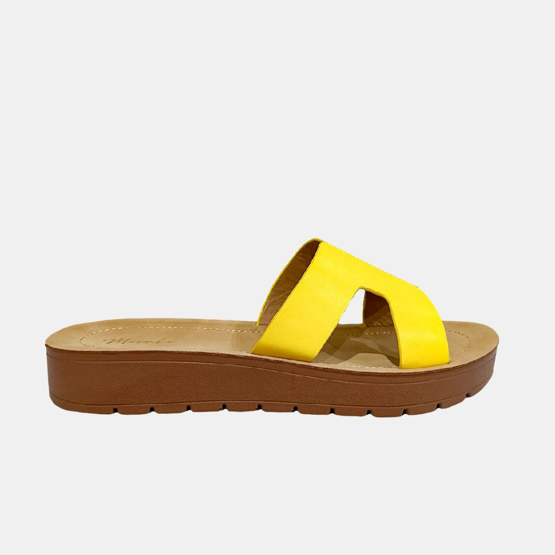 VERA 4 Yellow 5 FLATS by MODAPASSO | Fleurcouture