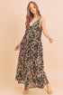 Violetta Maxi Dress BLACK MULTI S by Aemi + Co | Fleurcouture