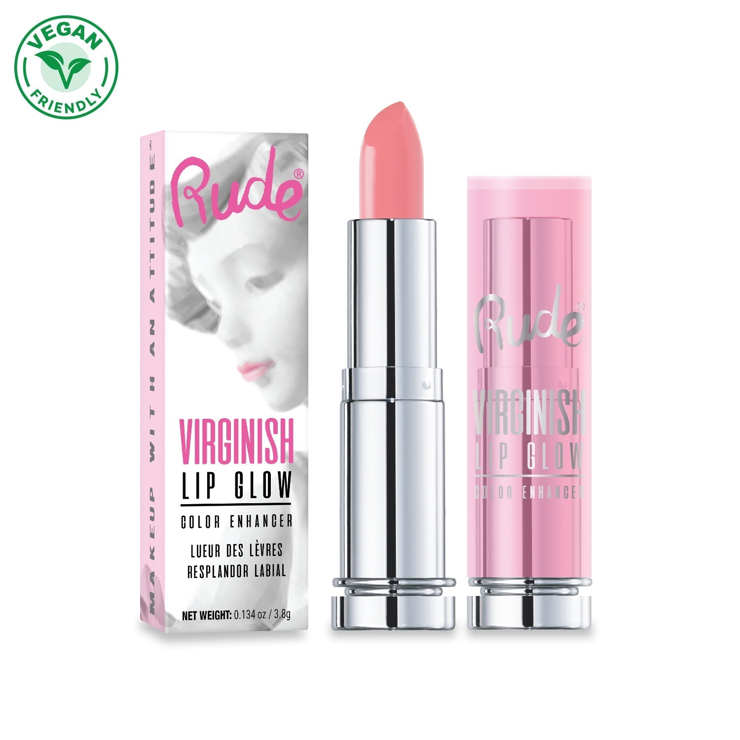 Virginish Lip Glow Virginish Lip Glow Lip Balms &amp; Tratments by Rude Cosmetics | Fleurcouture