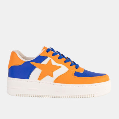 Viva 4 Orange/Blue 6 SNEAKERS by MODAPASSO | Fleurcouture