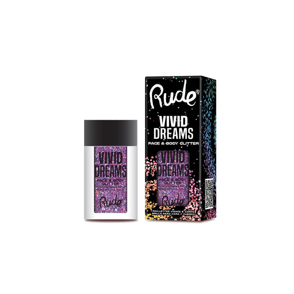 Vivid Dreams Face & Body Glitter Galaxy Cluster Loose Glitter & Pigments by Rude Cosmetics | Fleurcouture