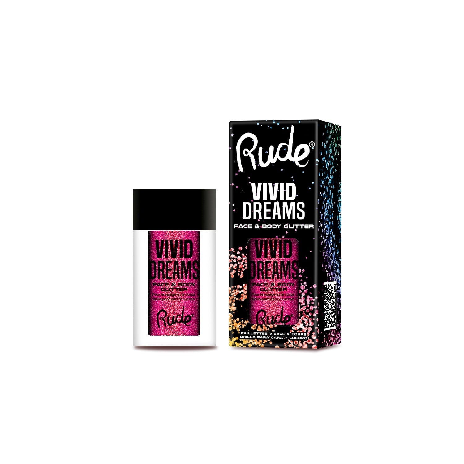 Vivid Dreams Face &amp; Body Glitter Laughing Dandelions Loose Glitter &amp; Pigments by Rude Cosmetics | Fleurcouture