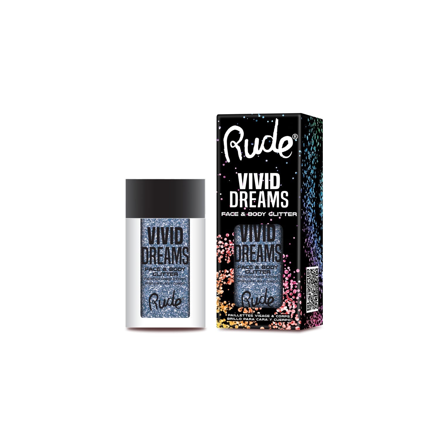 Vivid Dreams Face &amp; Body Glitter Night Terrors Loose Glitter &amp; Pigments by Rude Cosmetics | Fleurcouture