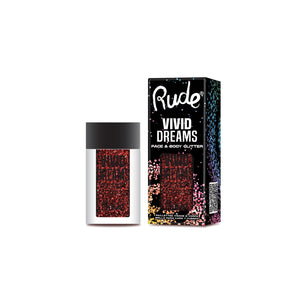 Vivid Dreams Face & Body Glitter Nirvana Loose Glitter & Pigments by Rude Cosmetics | Fleurcouture