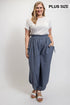 Voluminous Relaxed Fit Pant With Side Pocket by Fleurcouture | Fleurcouture
